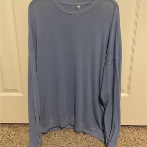 Women’s Alo Soho Active Sweatshirt Pullover Blue Large L